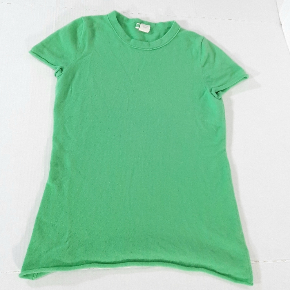 J Crew Cashmere Short Sleeve Sweater